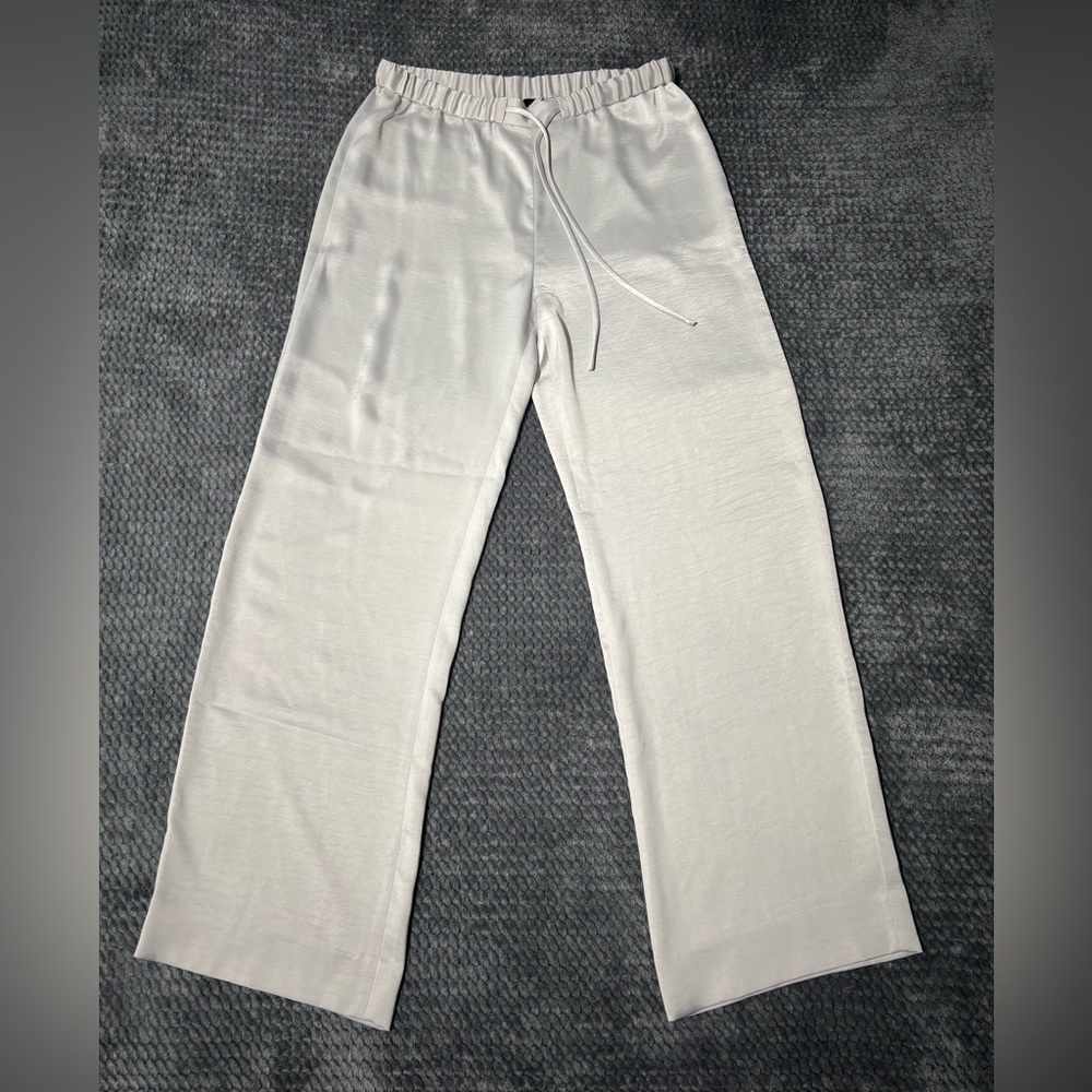 Banana Republic Women’s High-Rise Wide-Leg Drapey TENCEL™ Pull-On Pant: S